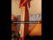 Preview 4 of Hot lawyer cheats on her boyfriend on snapchat with his new friend