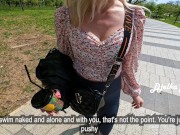 Preview 2 of Greedy Sexy Married MILF does not Mind FUCKing for Money with a Stranger on the BEACH - DjelkaBianki