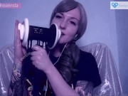 Preview 3 of SFW ASMR Dark Mode Rainy Day - PASTEL ROSIE Mouth Sounds and Breathing - Tattooed Fansly Amateur