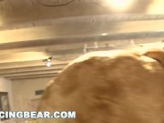 Preview 5 of DANCING BEAR - Big Dick Male Strippers Shoving Their Sausage In Hungry Bitches Faces During Wild Par