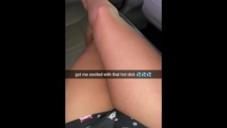 Married girl falls in love and exchanges nudes with a hot guy on snapchat