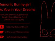 Preview 1 of [F4M Erotic Story] Demon Bunnygirl Futa Fucks You In Your Dreams