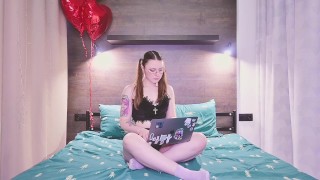 POV Role Play: Your stepdaughter's friend seduced you be her first man and let you cum inside