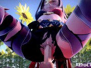 Preview 3 of Genshin Impact Dehya reverse cowgirl 3D