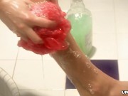 Preview 3 of Ariella Ferrera is masturbating herself in the shower.