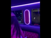 Preview 4 of asian girl private party limo lapdance and blowjob