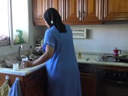Preview 2 of سكس في مستشفى من الطين مع الممرضة Pregnant Arab Wife Fast Creampie In Kitchen