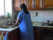 Preview 3 of سكس في مستشفى من الطين مع الممرضة Pregnant Arab Wife Fast Creampie In Kitchen