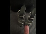 Preview 1 of Cumplosion On Sexy Stripper Heels (Slowmotion)