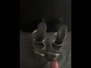 Preview 2 of Cumplosion On Sexy Stripper Heels (Slowmotion)