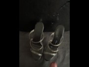 Preview 3 of Cumplosion On Sexy Stripper Heels (Slowmotion)