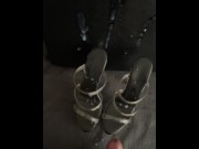 Preview 6 of Cumplosion On Sexy Stripper Heels (Slowmotion)
