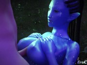 Preview 2 of Avatar Neytiri titjob