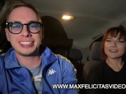 Preview 2 of RAGAZZA ITALIANA FA UN POMPINO E SI FA SBORRARE TUTTA DA MAX FELICITAS IN AUTO