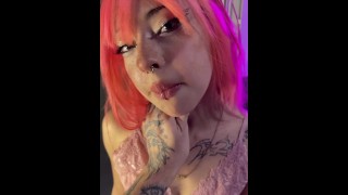 Little Red Hair Argentinian riding my cock until she squirts - Neko Girl