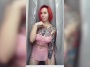 Preview 1 of Sexy booty girl masturbate dildo