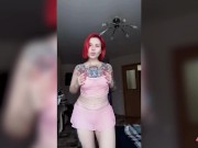 Preview 3 of Sexy booty girl masturbate dildo