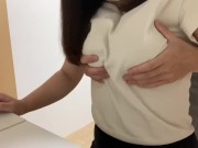 Preview 1 of 【個人撮影】出勤前で時間ないムチムチ巨乳の腕を縛ってパイズリ胸射セックス