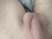 Preview 5 of Just Awakened Sissy Cums Imagining That He Licks Your Cock And Your Balls