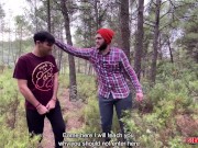 Preview 3 of Shameful lumberjack mistreats a young man's ass in the woods