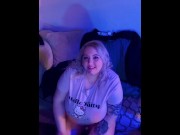 Preview 1 of BBW Milf beauty wakes up on your couch and seduces you. POV cum encouragement countdown dirty talk