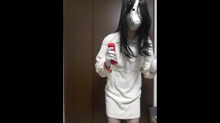 【Oshi no ko】✨ Cute Cosplayer and Fuck Machine, Hoshino Ai Japanese hentai anime crossdresser cosplay