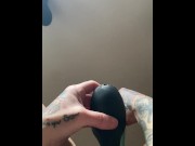 Preview 2 of POV Watching me suck my giant clit and fuck my sopping wet pussy