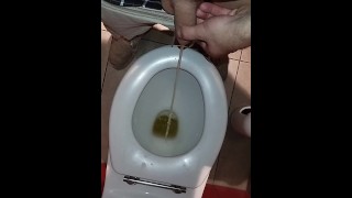 Teen Piss in Public Burger King Toilet | 18 Years old