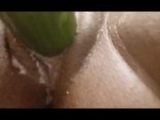 Preview 6 of Fucking My Hungry Vagina With A Long Cucumber