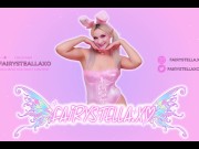 Preview 1 of Horny egirl plays with her magic wand vibrator until she orgasms - Fairystella