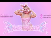 Preview 2 of Horny egirl plays with her magic wand vibrator until she orgasms - Fairystella