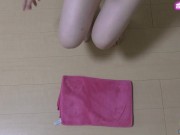 Preview 1 of [POV] My friend gives me a handjob while showing off my boobs in underwear [Amateur] ASMR Japanese H