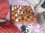 Preview 5 of chess game with stepmother ended with blowjob and tight cunt fucking