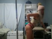 Preview 1 of Sexy PAWG w/ Perfect Ass Pole Dances For BF