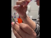 Preview 5 of Mia giantess bbw wants you to see her brushing her teeth