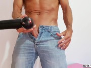 Preview 6 of My cock gets so hard with this toy - wanna taste my precum?