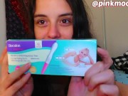 Preview 1 of i want you to make me pregnant and happy pregnancy test dirty talk pink pussy cunt hole knock me up