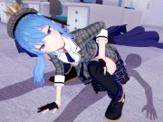 Preview 1 of 【HOSHIMACHI SUISEI】【HENTAI 3D】【SHORT ONLY COWGIRL POSES】【HOLOLIVE-JP／VTUBER】