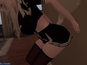 Preview 6 of Click for Sexy Content! Catgirl Kanako finds wild dildo! Vtuber gets lewd with dildo!