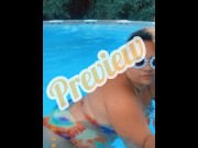 Preview 5 of OF preview- jiggly tits in pool