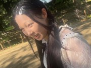 Preview 6 of Japanese OFF Grid Living Girl's Porn outside💖 오프 그리드 생활하는 일본 소녀, 무선출, 일본, 긴 머리, Amateur, Uncensored