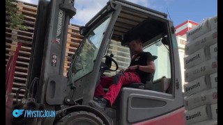 When I get an erection at work on a forklift
