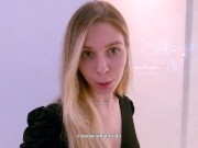 Preview 2 of Unlucky Shoplifter Fucked in Mall Toilet - Real Public - Risky Sex - POV