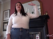 Preview 1 of Aunt Judy's Big Tit MILFs - Your Busty MILF Landlady Fluffy Sucks Your Cock (POV)