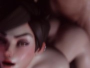 Preview 5 of Anal creampie for Tracer | Overwatch | Hentai