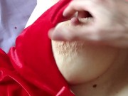 Preview 5 of HUGE TITS and HARD NIPPLES because she is EXCITED and WET