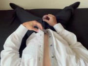 Preview 2 of Sex with a sex doll while wearing a suit スーツ着たままおもちゃに中出し 穿着西装与性玩偶做爱 सूट पहनकर सेक्स डॉल के साथ सेक्स