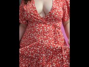 Preview 1 of Dress can barely contain my boobs