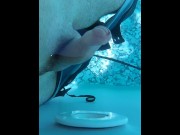 Preview 2 of Water jet orgasm in pool