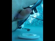Preview 4 of Water jet orgasm in pool